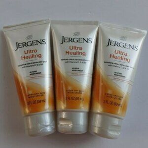 3 Pack Jergens Ultra Healing Extra Dry Skin Moisturizer 2 Fl Oz Each
